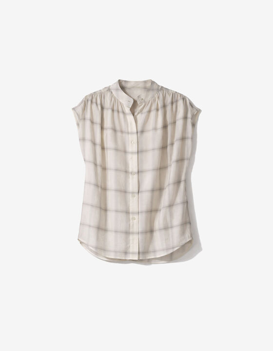 CHEMISE SANS MANCHES &Agrave; CARREAUX