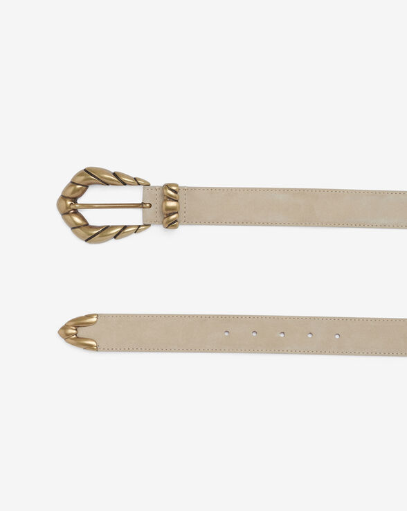 EMBELLA SUEDE LEATHER BELT