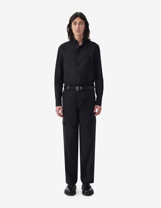 STAND-UP COLLAR SHIRT