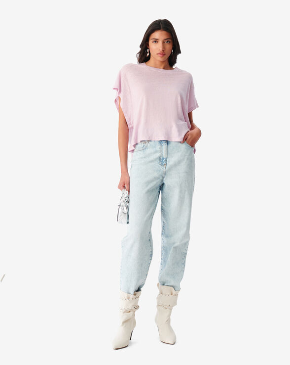 T-SHIRT EN LIN COL ROND OSTER
