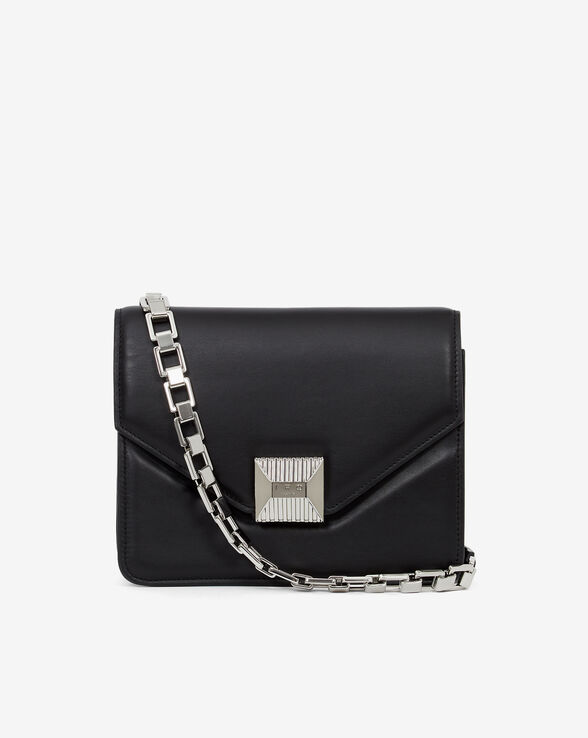 IRIS LEATHER BAG WITH CHAIN