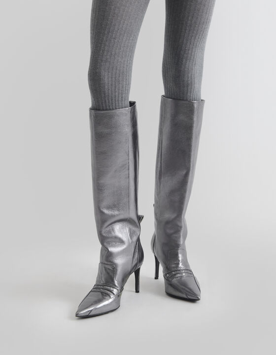 HIGH METALLIC BOOTS