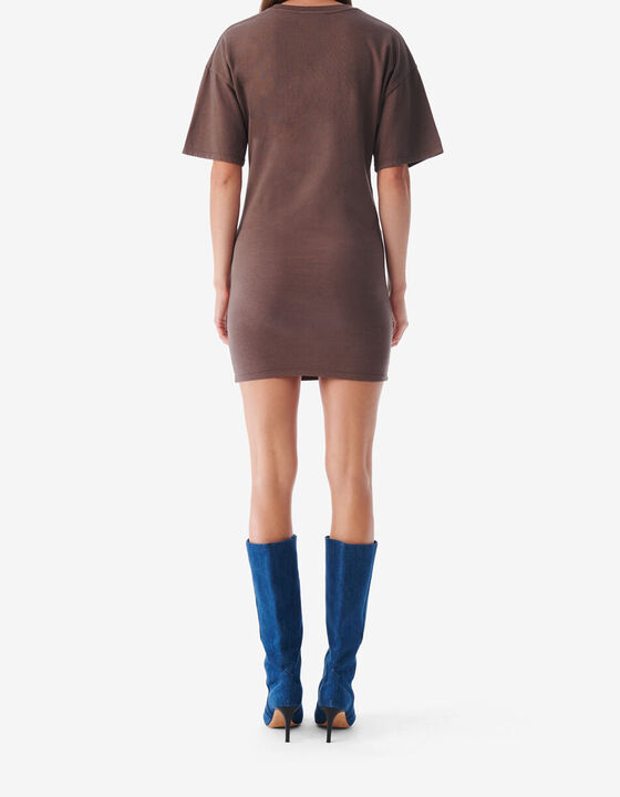 SHORT T-SHIRT DRESS WITH IRO LOGO