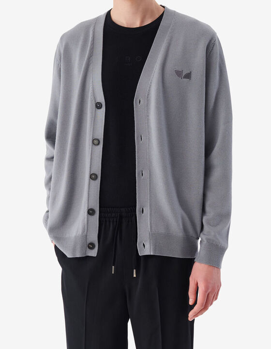 GILET EN LAINE LOGO IRO