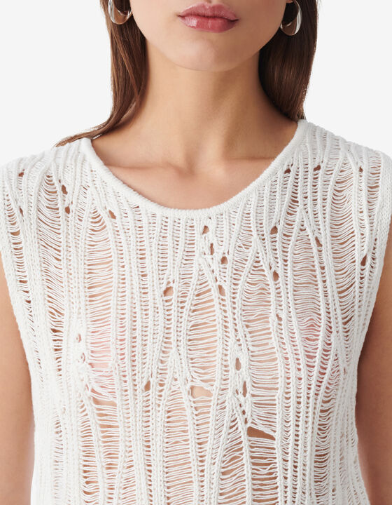 TOP EN MAILLE L&Acirc;CH&Eacute;E