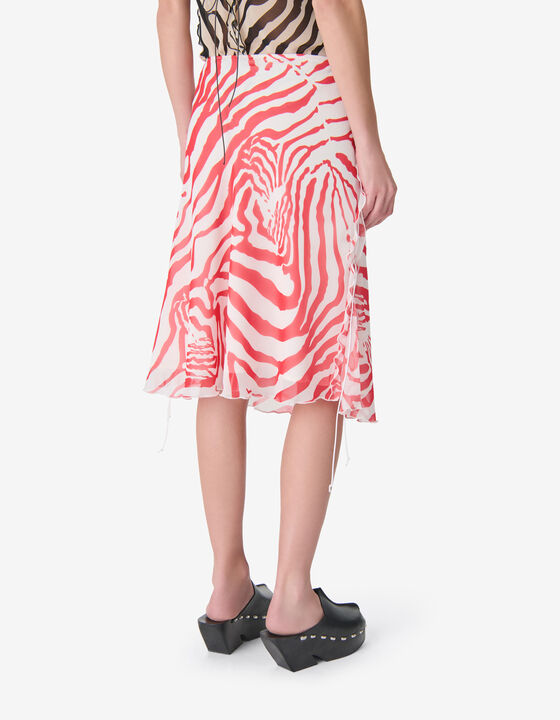 MIDI PRINTED SKIRT