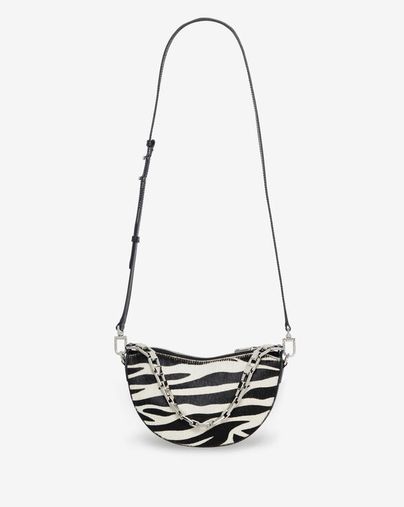 ARC BABY PONY ZEBRA LEATHER BAG
