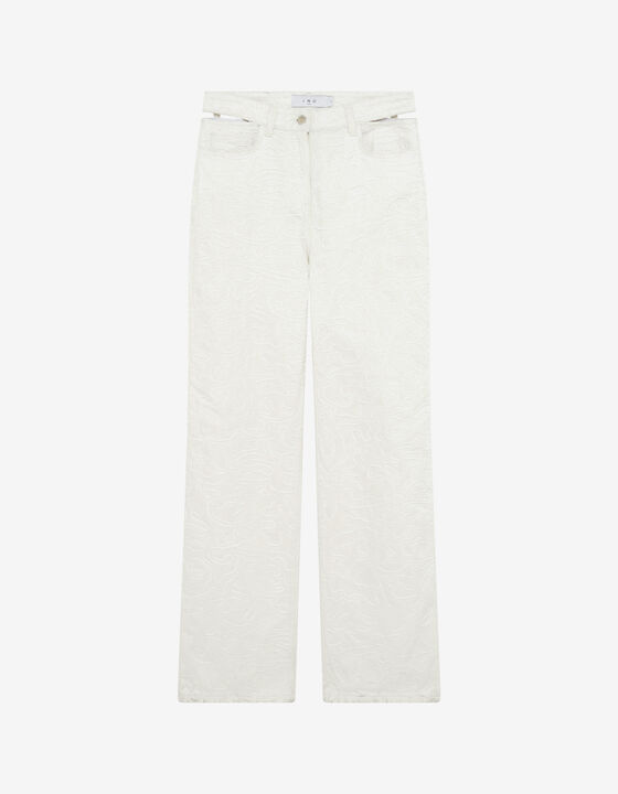 OVERSIZED EMBROIDERED JEANS