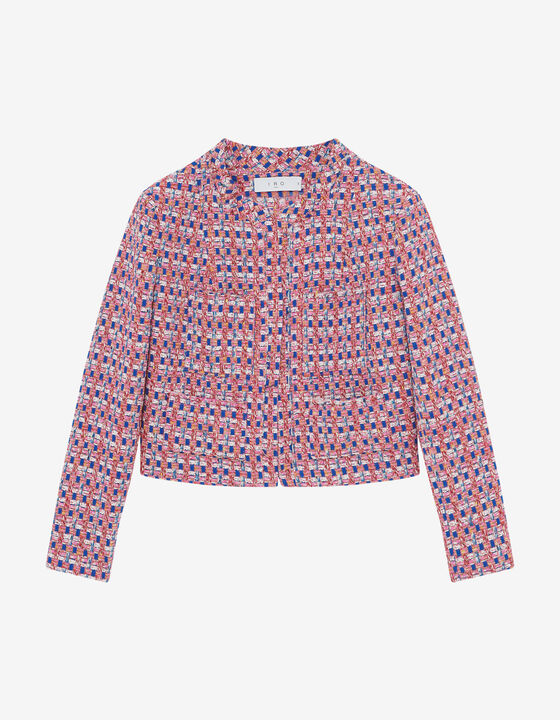 MULTICOLORED TWEED JACKET