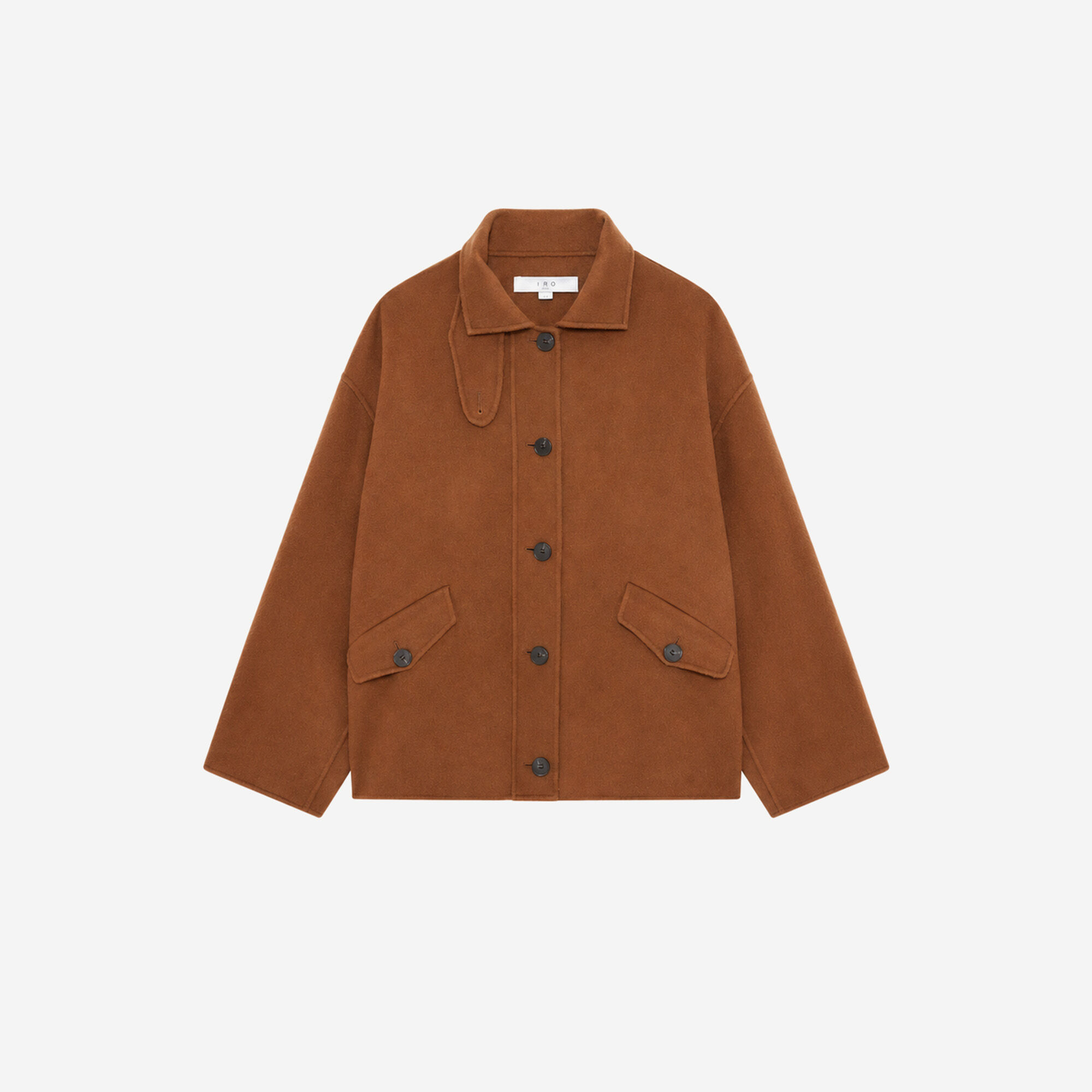 MIZARA women brown wool structured jacket | IRO