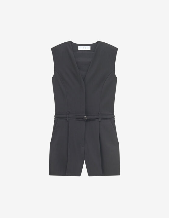 BELTED COMBISHORT