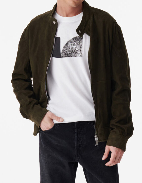 LEATHER BIKER JACKET