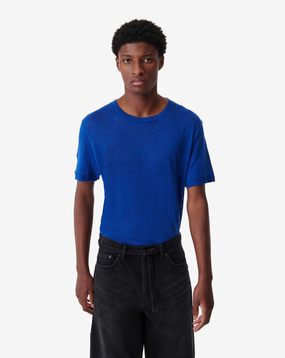 TURI ROUND-NECK LINEN T-SHIRT