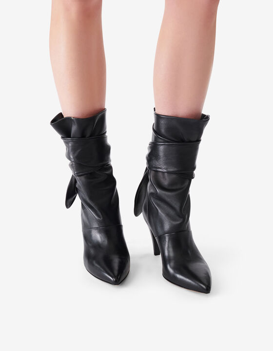 NORI LEATHER ANKLE BOOTS