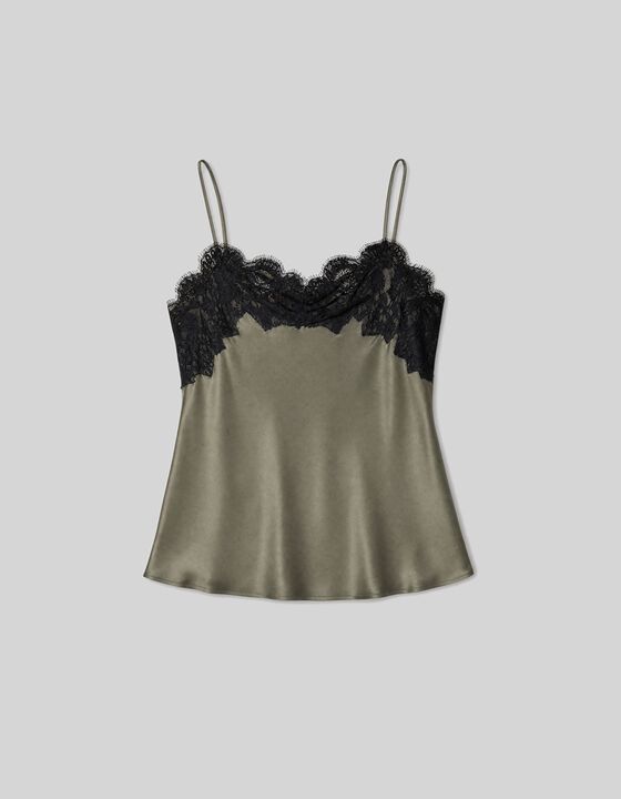 SILK AND LACE CAMISOLE