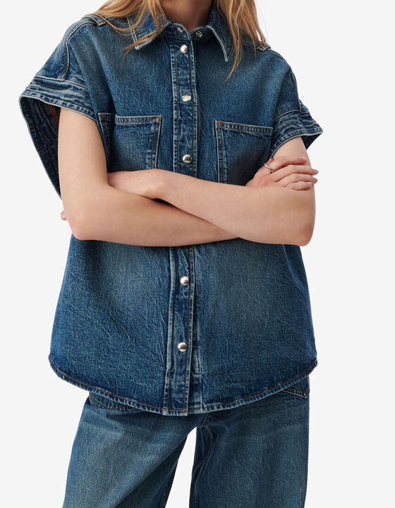 DENIM OVERSHIRT