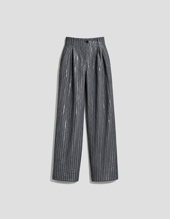 PANTALON DE TAILLEUR &Agrave; SEQUINS