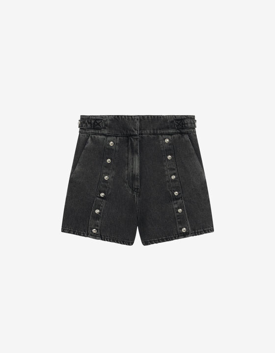SHORT EN JEAN À BOUTONS