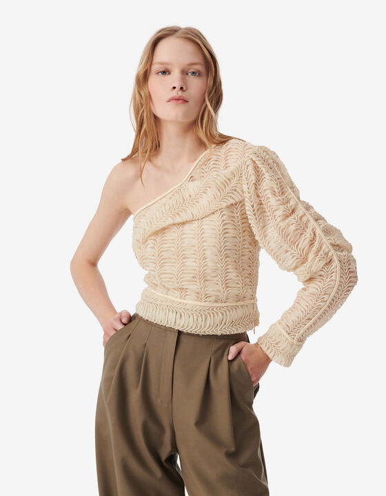 ONE SHOULDER CROP TOP