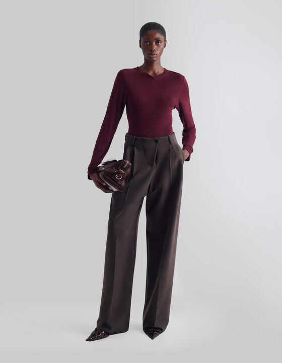 LONG-SLEEVED LINEN T-SHIRT