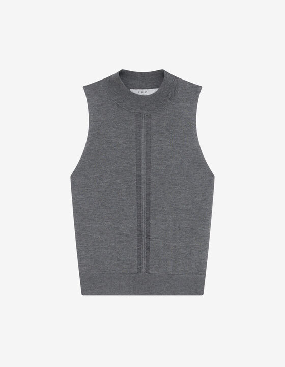 SLEEVELESS SWEATER