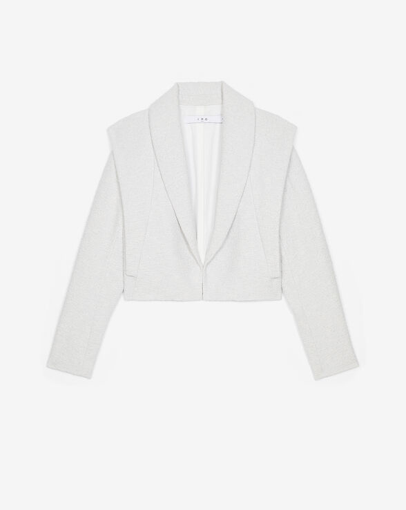 OCEANA STRUCTURED CROPPED JACKET