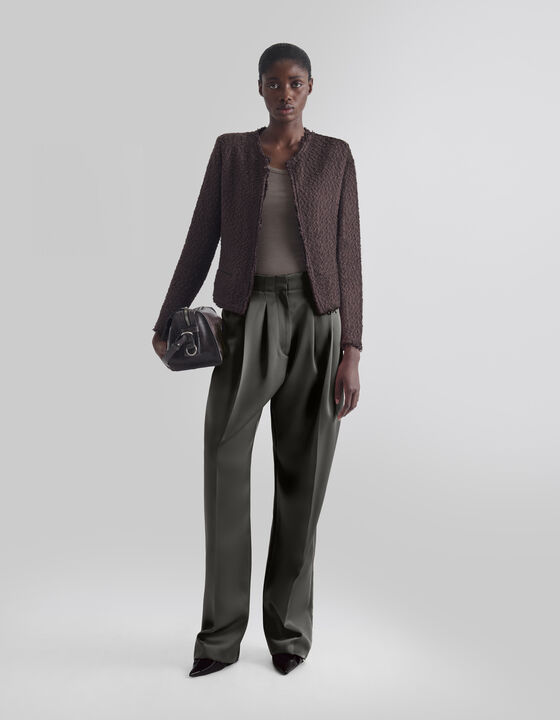 TEXTURED TWEED JACKET