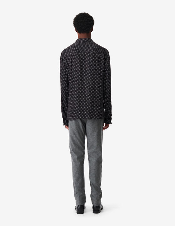 CHEMISE FLUIDE &Agrave; POIS