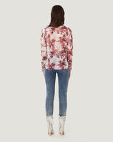SYLA PRINTED PUFF SLEEVE BLOUSE TOP image number null