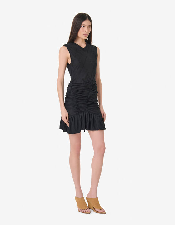 SHORT TEXTURED DRESS