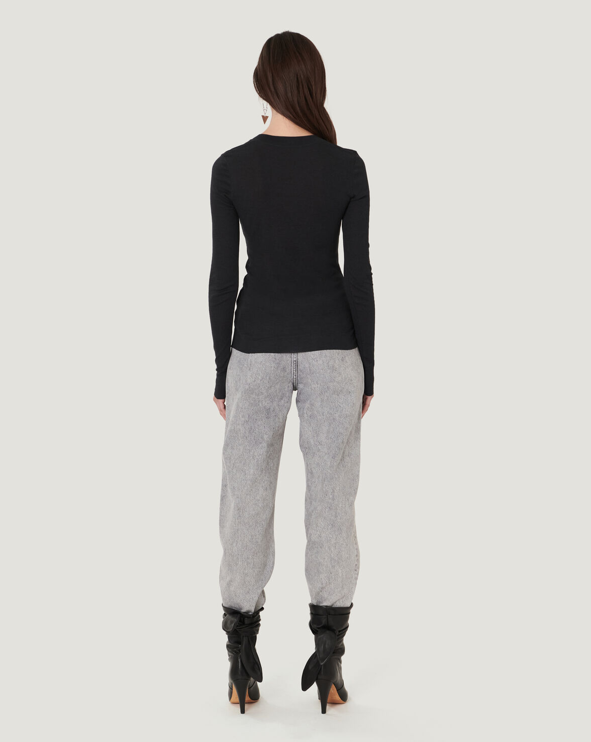 AMATILLO LONG SLEEVE V NECK T SHIRT image number null