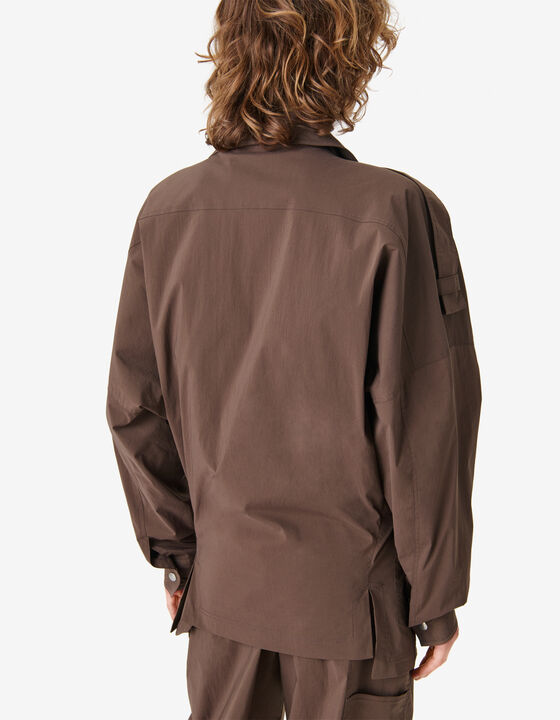 LOOSE-FITTING JACKET WITH EPAULETS