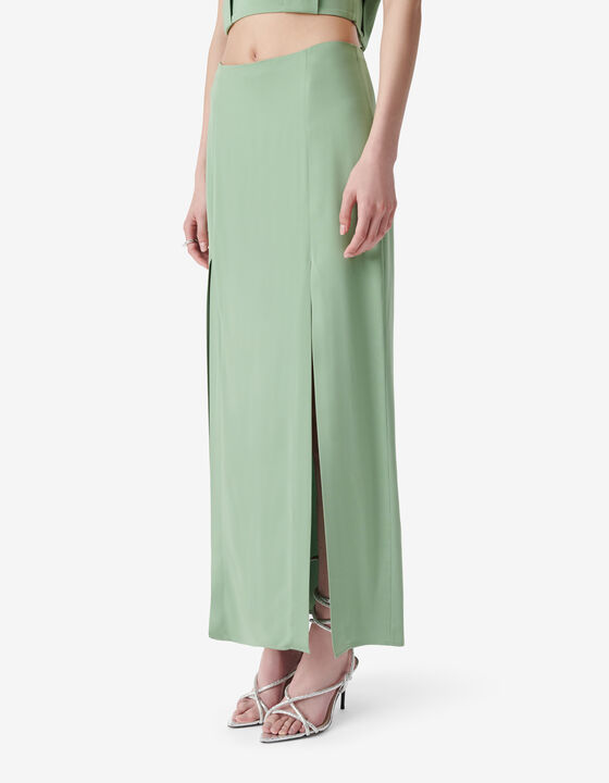 JUPE LONGUE &Agrave; FENTES