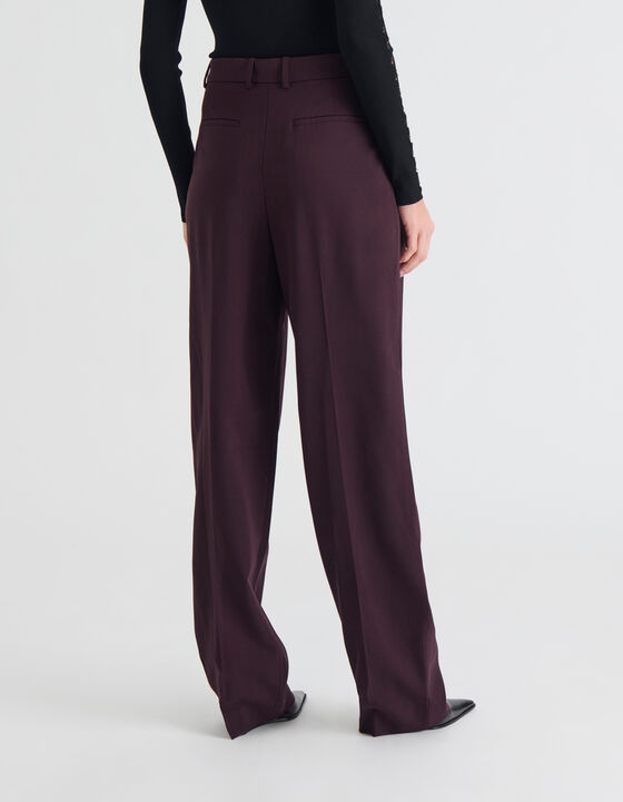 HIGH-RISE WIDE-LEG TROUSERS