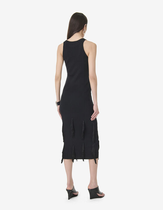 MIDI FRINGED DRESS