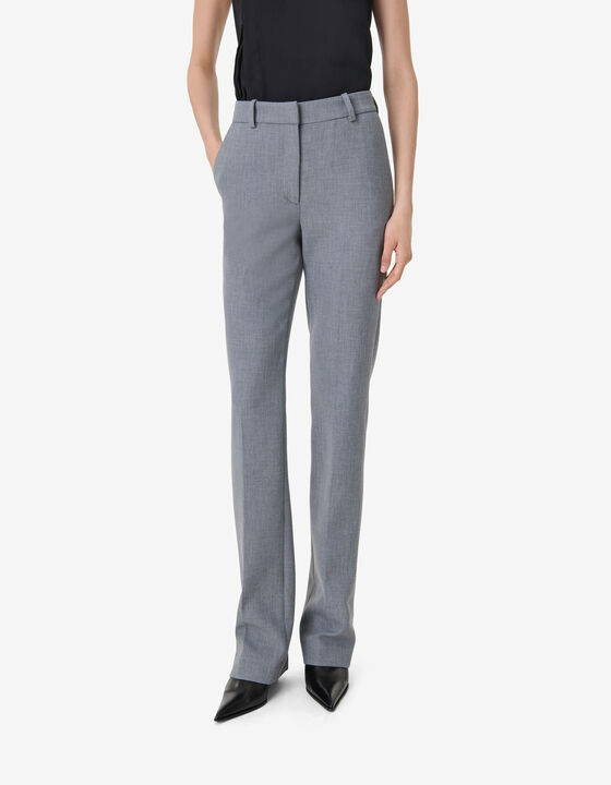 STRAIGHT-LEG SUIT PANTS