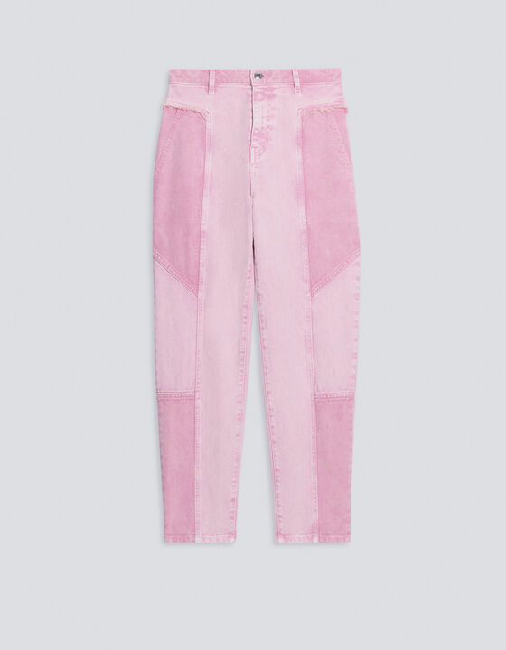 FADED HIGH WAIST JEANS