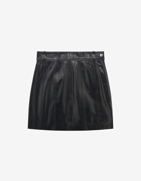 SHORT LEATHER SKIRT