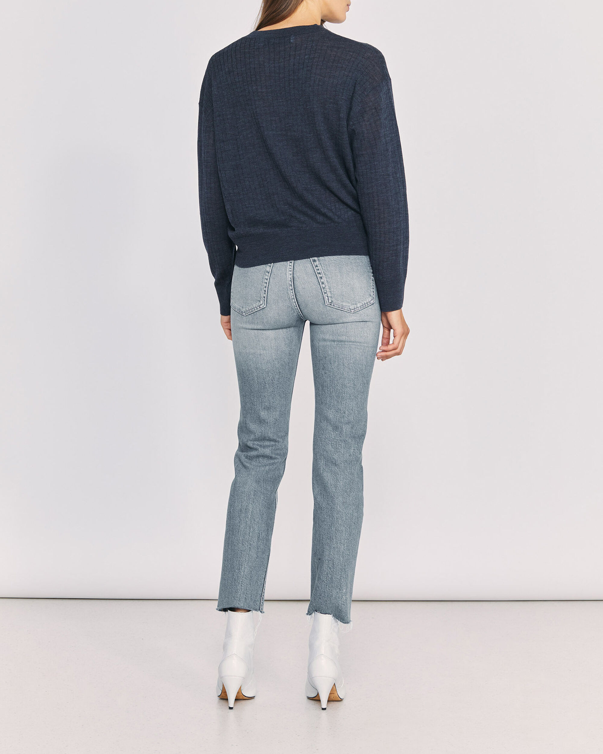 straight leg jeans grey