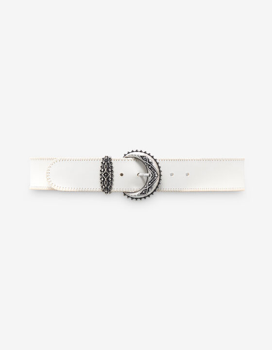 WIDE LEATHER BELT