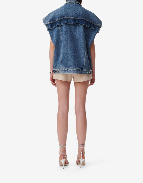 DENIM OVERSIZED VEST