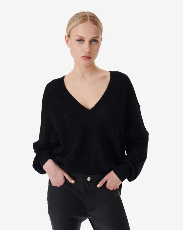 BALL ALPACA BLEND SWEATER