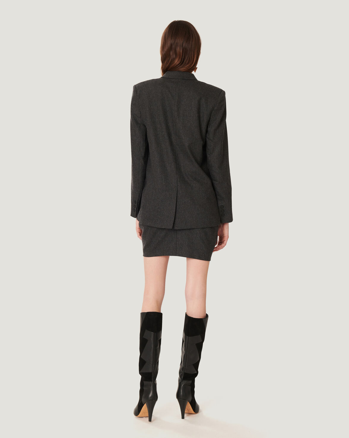 LUMMA DOUBLE BREASTED PINSTRIPE BLAZER image number null