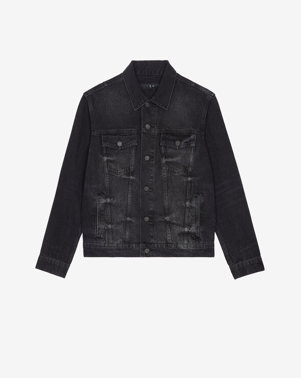 ARLO JEAN JACKET WITH LOGO