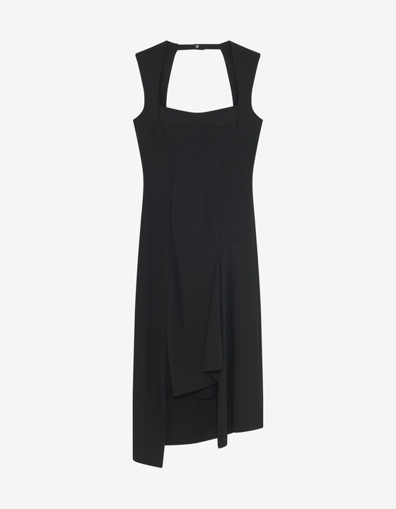 ASYMMETRICAL MIDI DRESS