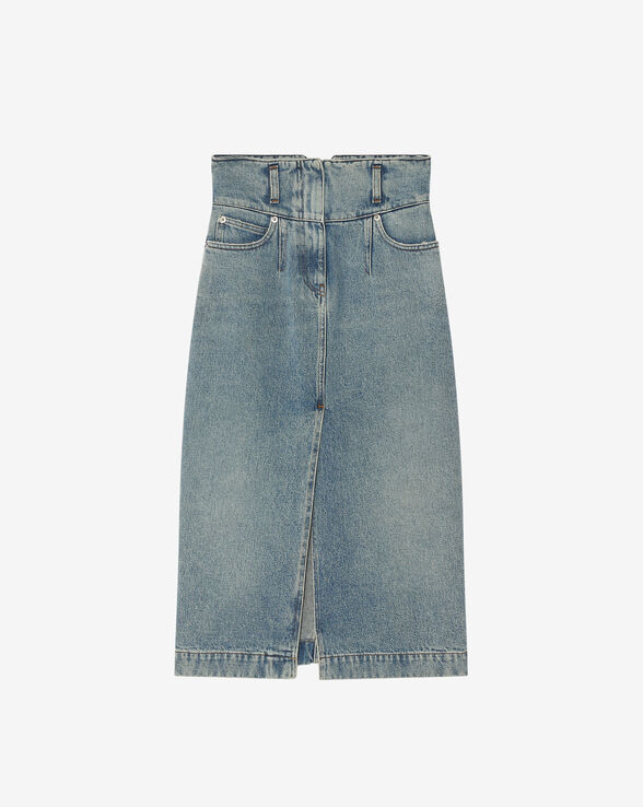 LETALA BELTED MIDI SKIRT