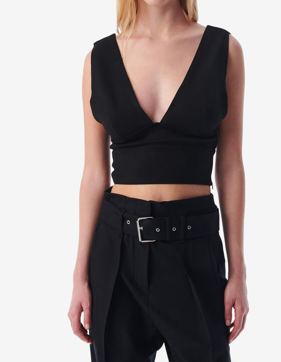 TOP DÉCOLLETÉ EN NÉOPRÈNE