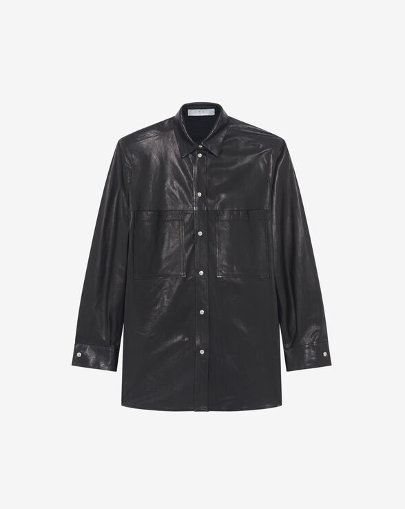 CHEMISE OVERSIZE EN CUIR ALEGRE