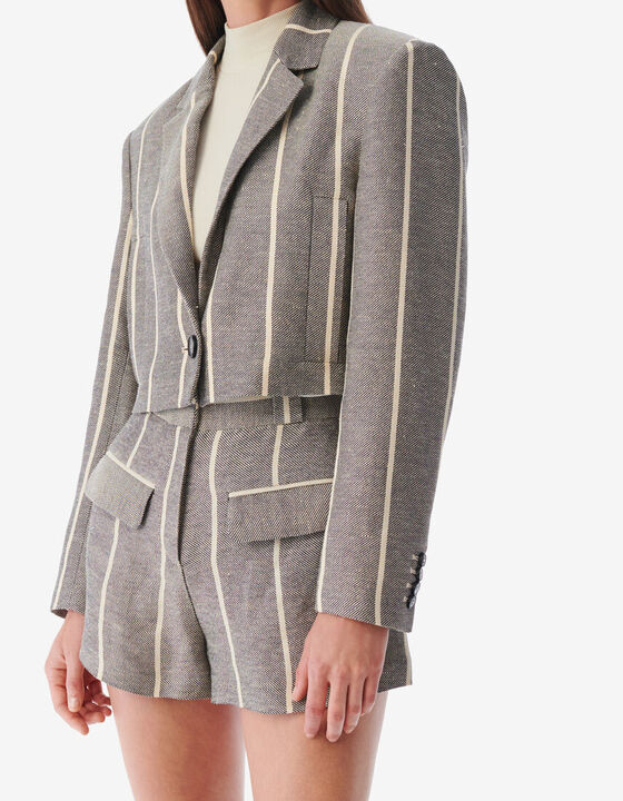 VESTE DE TAILLEUR À RAYURES