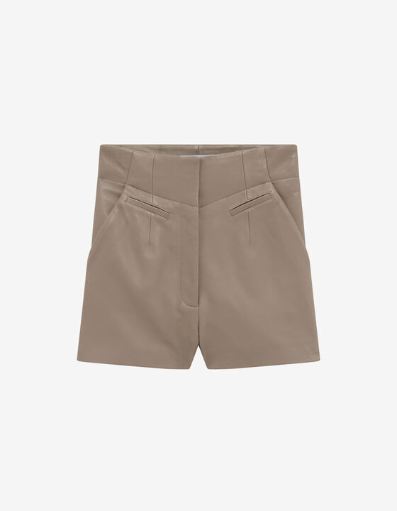 SHORT EN CUIR